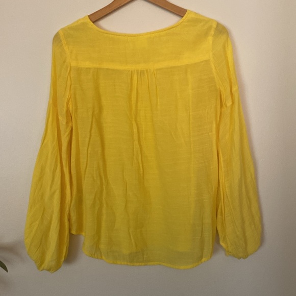 Anthropologie Maeve Draped V-Neck Blouse - Picture 7 of 8